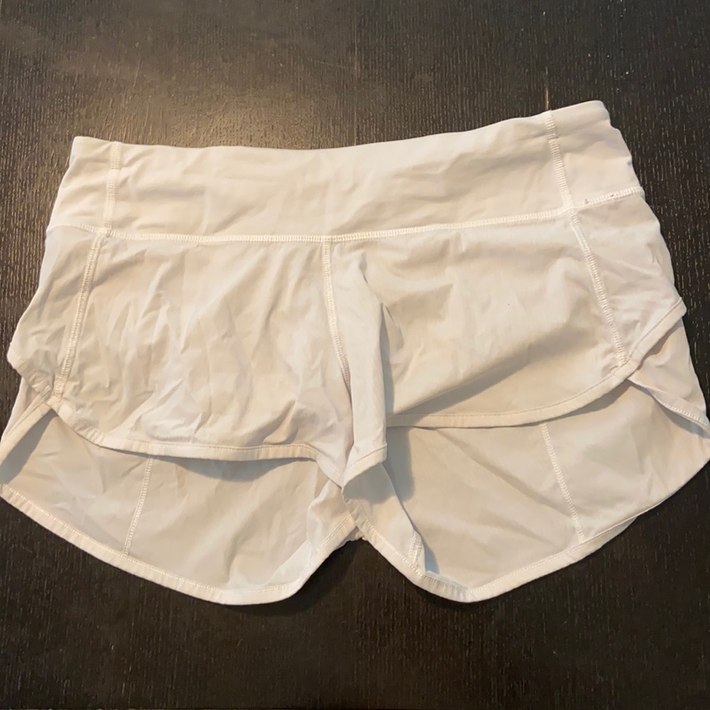 Lululemon 2.5 Inch Speed Up Short - White